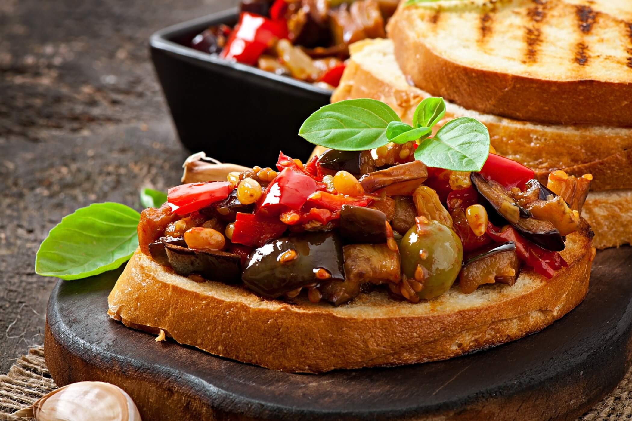 Caponata On Bread