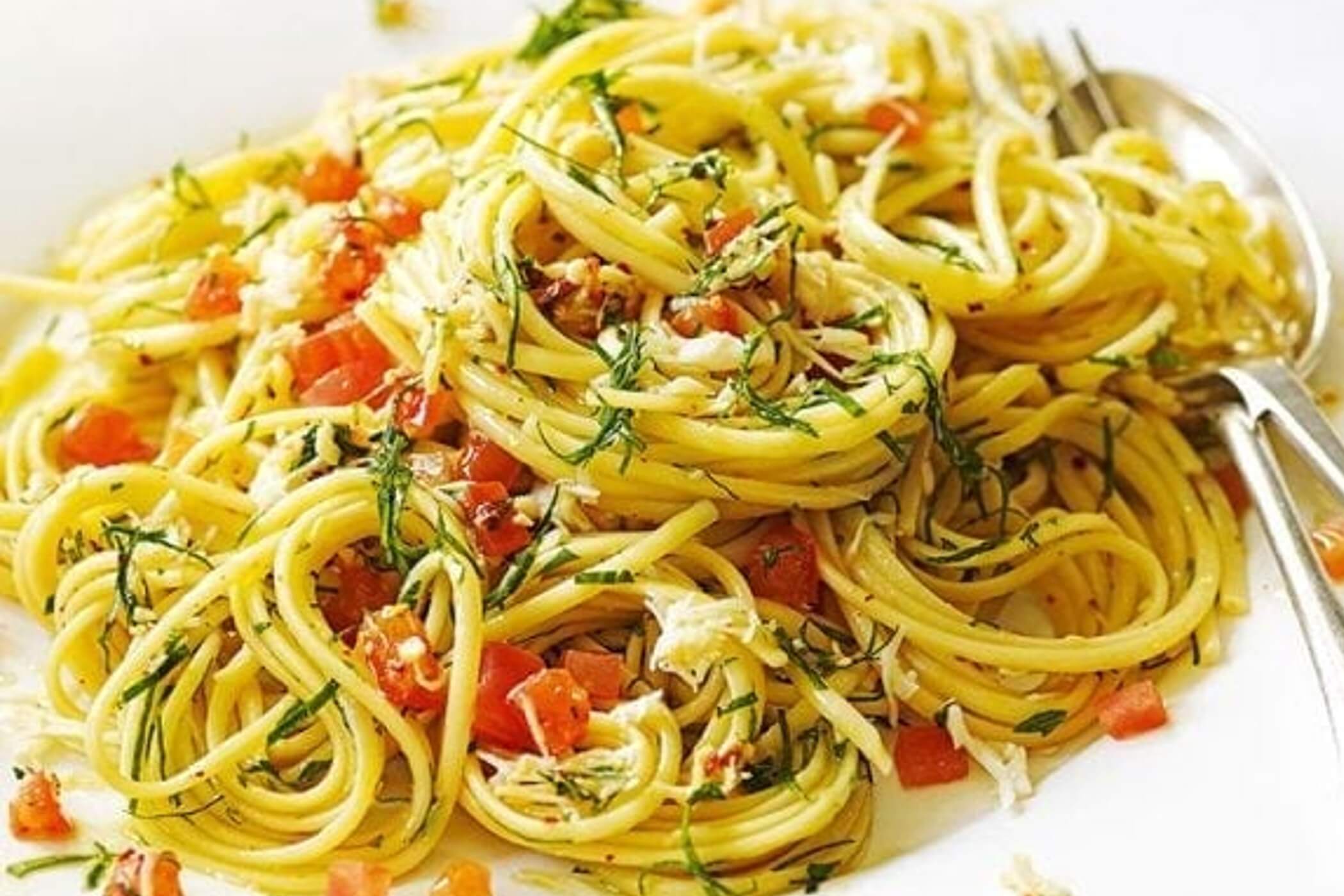 Crab Linguine