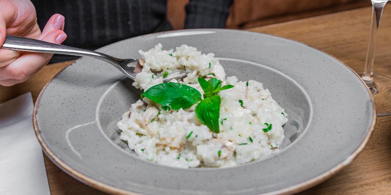 Creamy Mushroom Risotto