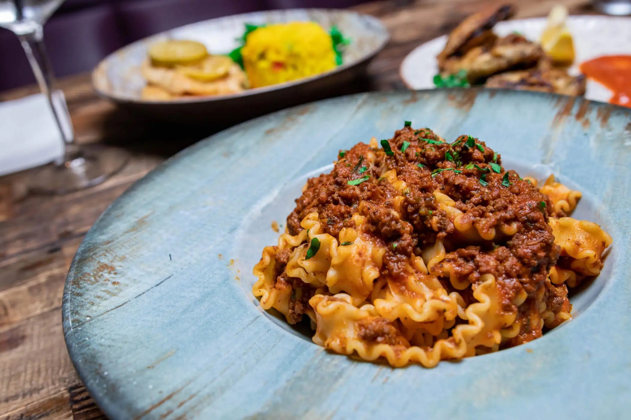 Bolognese in bowl