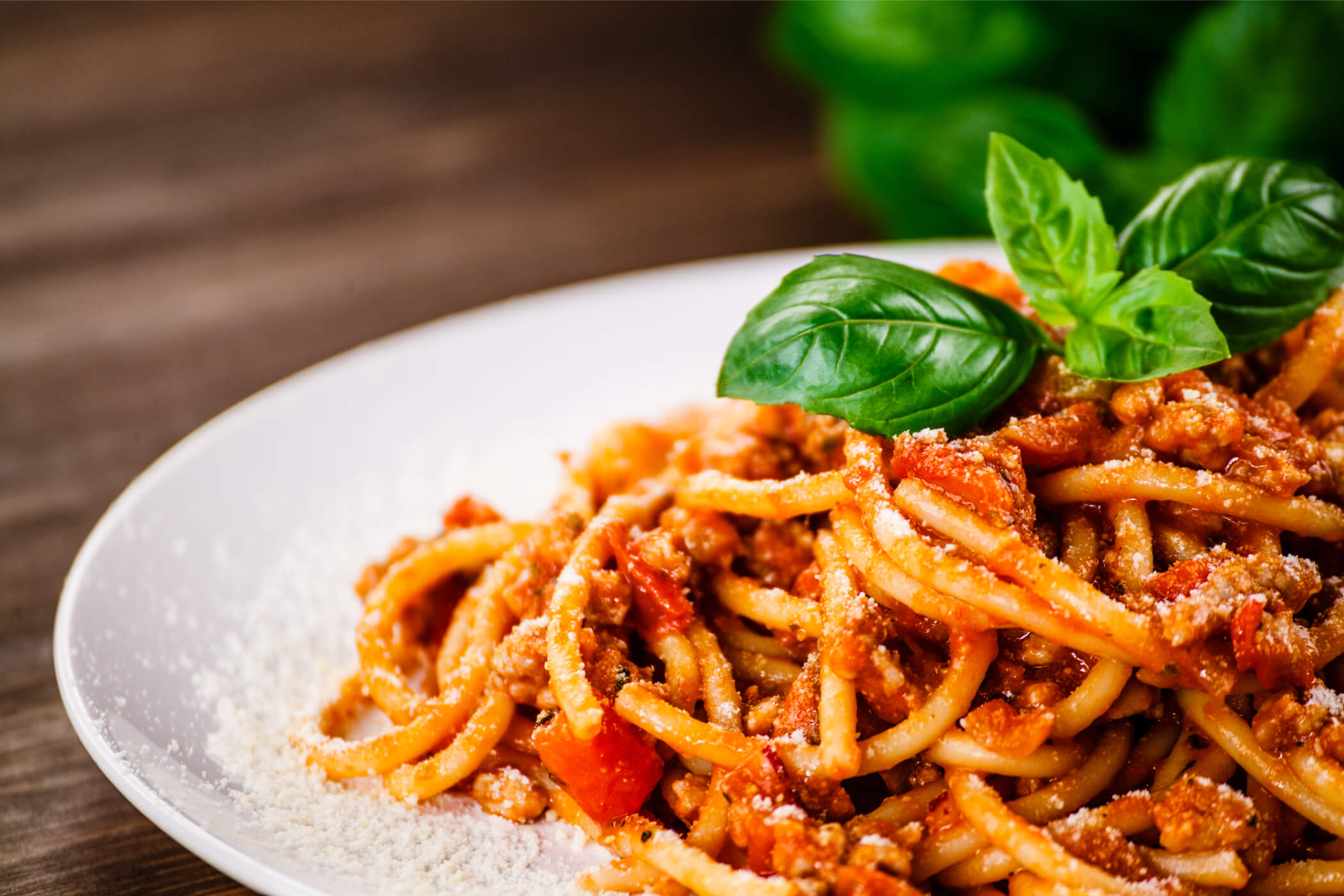 Spaghetti Bolognese Close
